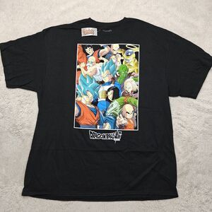 Dragon Ball Z T-Shirt Men's 2XL Black Vintage Anime Fighters Goku NWT